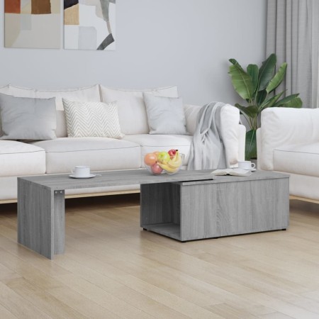 Sonoma gray plywood coffee table 150x50x35 cm by vidaXL, Coffee table - Ref: Foro24-815469, Price: 83,91 €, Discount: %