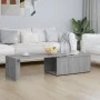 Mesa de centro de madera contrachapada gris Sonoma 150x50x35 cm de vidaXL, Mesas de centro - Ref: Foro24-815469, Precio: 81,4...
