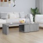 Sonoma gray plywood coffee table 150x50x35 cm by vidaXL, Coffee table - Ref: Foro24-815469, Price: 83,91 €, Discount: %