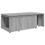 Sonoma-Couchtisch aus grauem Sperrholz, 150 x 50 x 35 cm von vidaXL, Couchtisch - Ref: Foro24-815469, Preis: 81,52 €, Rabatt: %