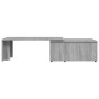 Sonoma gray plywood coffee table 150x50x35 cm by vidaXL, Coffee table - Ref: Foro24-815469, Price: 83,91 €, Discount: %
