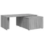 Sonoma-Couchtisch aus grauem Sperrholz, 150 x 50 x 35 cm von vidaXL, Couchtisch - Ref: Foro24-815469, Preis: 81,52 €, Rabatt: %