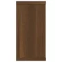Estante cúbico de pared 2 uds madera roble marrón 100x15x30cm de vidaXL, Estantes y estanterías - Ref: Foro24-815912, Precio:...