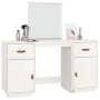Dressing table with mirror solid white pine wood by vidaXL, Bedroom Dressers - Ref: Foro24-3107835, Price: 241,31 €, Discount: %