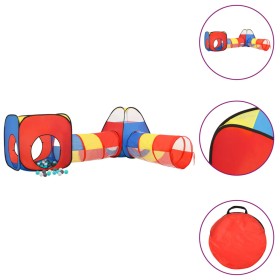 Tienda de juego de niños con 250 bolas multicolor 190x264x90 cm