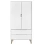 MOLDE Schrank aus massivem Kiefernholz, weiß, 90 x 55 x 175 cm von vidaXL, Kleiderschränke - Ref: Foro24-350523, Preis: 326,0...