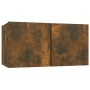 Armario colgante para TV madera roble ahumado 60x30x30 cm de vidaXL, Muebles TV - Ref: Foro24-815867, Precio: 43,23 €