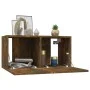 Hängender TV-Schrank aus geräuchertem Eichenholz, 60 x 30 x 30 cm von vidaXL, TV-Möbel - Ref: Foro24-815867, Preis: 41,19 €, ...