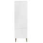 MOLDE Schrank aus massivem Kiefernholz, weiß, 90 x 55 x 175 cm von vidaXL, Kleiderschränke - Ref: Foro24-350523, Preis: 326,0...