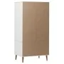 MOLDE Schrank aus massivem Kiefernholz, weiß, 90 x 55 x 175 cm von vidaXL, Kleiderschränke - Ref: Foro24-350523, Preis: 326,0...