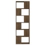 Shelf / space divider brown oak 60x24x186 cm by vidaXL, Bookcases and shelves - Ref: Foro24-816034, Price: 82,49 €, Discount: %