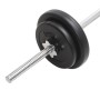 Bar and weight set 30 kg by vidaXL, free weight - Ref: Foro24-93588, Price: 149,75 €, Discount: %