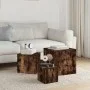 3-piece smoked oak plywood side tables by vidaXL, Side tables - Ref: Foro24-815987, Price: 76,00 €, Discount: %