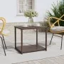 Synthetic rattan side table brown 55x45x49 cm by vidaXL, Side tables - Ref: Foro24-319405, Price: 26,20 €, Discount: %