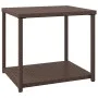 Synthetic rattan side table brown 55x45x49 cm by vidaXL, Side tables - Ref: Foro24-319405, Price: 26,20 €, Discount: %