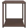 Synthetic rattan side table brown 55x45x49 cm by vidaXL, Side tables - Ref: Foro24-319405, Price: 26,20 €, Discount: %