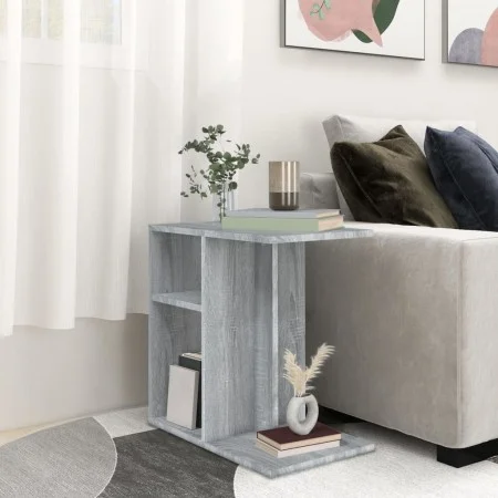 Sonoma gray plywood side table 50x30x50 cm by vidaXL, Side tables - Ref: Foro24-815850, Price: 34,11 €, Discount: %