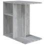 Mesa auxiliar de madera contrachapada gris Sonoma 50x30x50 cm de vidaXL, Mesas auxiliares - Ref: Foro24-815850, Precio: 35,32...