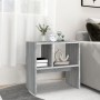 Mesa auxiliar de madera contrachapada gris Sonoma 50x30x50 cm de vidaXL, Mesas auxiliares - Ref: Foro24-815850, Precio: 35,32...
