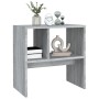 Mesa auxiliar de madera contrachapada gris Sonoma 50x30x50 cm de vidaXL, Mesas auxiliares - Ref: Foro24-815850, Precio: 35,32...