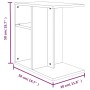 Mesa auxiliar de madera contrachapada gris Sonoma 50x30x50 cm de vidaXL, Mesas auxiliares - Ref: Foro24-815850, Precio: 35,32...