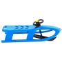 Trineo con volante polipropileno azul 102,5x40x23 cm de vidaXL, Trineos - Ref: Foro24-93724, Precio: 71,95 €, Descuento: %