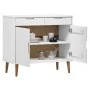 MOLD Sideboard aus massivem weißem Kiefernholz 90x40x80 cm von vidaXL, Sideboards - Ref: Foro24-350547, Preis: 157,74 €, Raba...
