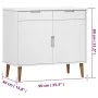 MOLD Sideboard aus massivem weißem Kiefernholz 90x40x80 cm von vidaXL, Sideboards - Ref: Foro24-350547, Preis: 157,74 €, Raba...