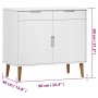 MOLD Sideboard aus massivem weißem Kiefernholz 90x40x80 cm von vidaXL, Sideboards - Ref: Foro24-350547, Preis: 160,26 €, Raba...
