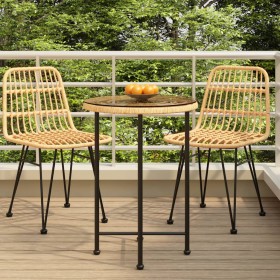 Esstisch aus gehärtetem Glas und Stahl, 55 cm von vidaXL, Gartentische - Ref: Foro24-319434, Preis: 52,80 €, Rabatt: %