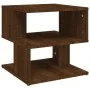 Beistelltisch aus braunem Eichensperrholz, 40 x 40 x 40 cm von vidaXL, Seitentische - Ref: Foro24-815812, Preis: 29,40 €, Rab...