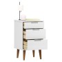 Bedside table MOLDE made of solid white pine wood 40x35x65 cm by vidaXL, Nightstands - Ref: Foro24-350499, Price: 89,71 €, Di...
