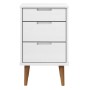 Bedside table MOLDE made of solid white pine wood 40x35x65 cm by vidaXL, Nightstands - Ref: Foro24-350499, Price: 89,71 €, Di...
