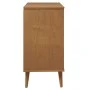 MOLDE bedside table solid brown pine wood 80x40x80 cm by vidaXL, Drawers - Ref: Foro24-350504, Price: 144,81 €, Discount: %