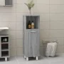 Armario de baño madera contrachapada gris Sonoma 30x30x95 cm de vidaXL, Muebles de baño - Ref: Foro24-815607, Precio: 50,14 €...