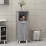 Badezimmerschrank aus grauem Sonoma-Sperrholz, 30 x 30 x 95 cm von vidaXL, Badezimmermöbel - Ref: Foro24-815607, Preis: 51,47...