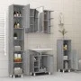 Armario de baño madera contrachapada gris Sonoma 30x30x95 cm de vidaXL, Muebles de baño - Ref: Foro24-815607, Precio: 50,14 €...