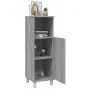 Armario de baño madera contrachapada gris Sonoma 30x30x95 cm de vidaXL, Muebles de baño - Ref: Foro24-815607, Precio: 50,14 €...