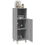 Badezimmerschrank aus grauem Sonoma-Sperrholz, 30 x 30 x 95 cm von vidaXL, Badezimmermöbel - Ref: Foro24-815607, Preis: 51,47...