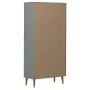 MOLDE bookcase solid gray pine wood 85x35x170.5 cm by vidaXL, Bookcases and shelves - Ref: Foro24-350542, Price: 209,40 €, Di...
