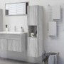 Badezimmerschrank aus grauem Sonoma-Sperrholz, 30 x 30 x 130 cm von vidaXL, Badezimmermöbel - Ref: Foro24-815640, Preis: 66,2...