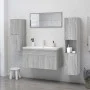 Armario de baño madera contrachapada gris Sonoma 30x30x130 cm de vidaXL, Muebles de baño - Ref: Foro24-815640, Precio: 64,19 ...