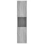 Armario de baño madera contrachapada gris Sonoma 30x30x130 cm de vidaXL, Muebles de baño - Ref: Foro24-815640, Precio: 64,19 ...