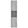 Badezimmerschrank aus grauem Sonoma-Sperrholz, 30 x 30 x 130 cm von vidaXL, Badezimmermöbel - Ref: Foro24-815640, Preis: 66,2...
