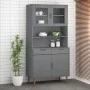 Top sideboard MOLD solid gray pine wood 90x35x100 cm by vidaXL, Sideboards - Ref: Foro24-350551, Price: 170,08 €, Discount: %