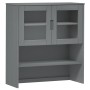 Top-Sideboard MOLD aus massivem grauem Kiefernholz 90x35x100 cm von vidaXL, Sideboards - Ref: Foro24-350551, Preis: 172,70 €,...