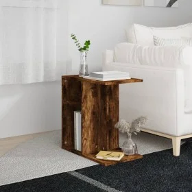 Smoked oak plywood side table 50x30x50 cm by vidaXL, Side tables - Ref: Foro24-815849, Price: 32,59 €, Discount: %