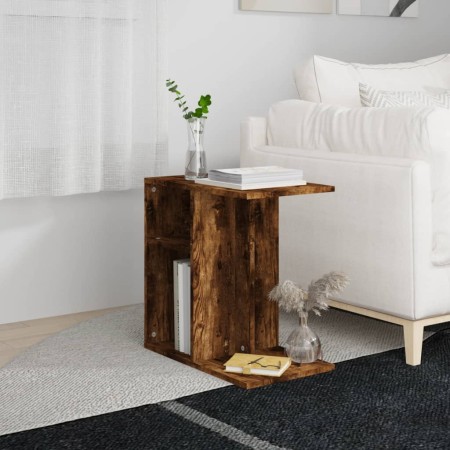 Beistelltisch aus geräuchertem Eichensperrholz, 50 x 30 x 50 cm von vidaXL, Seitentische - Ref: Foro24-815849, Preis: 33,11 €...