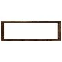 Cubic wall shelf 2 pcs smoked oak wood 80x15x26.5cm by vidaXL, Shelves and shelves - Ref: Foro24-815915, Price: 26,58 €, Disc...