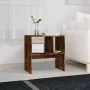 Beistelltisch aus geräuchertem Eichensperrholz, 50 x 30 x 50 cm von vidaXL, Seitentische - Ref: Foro24-815849, Preis: 32,59 €...